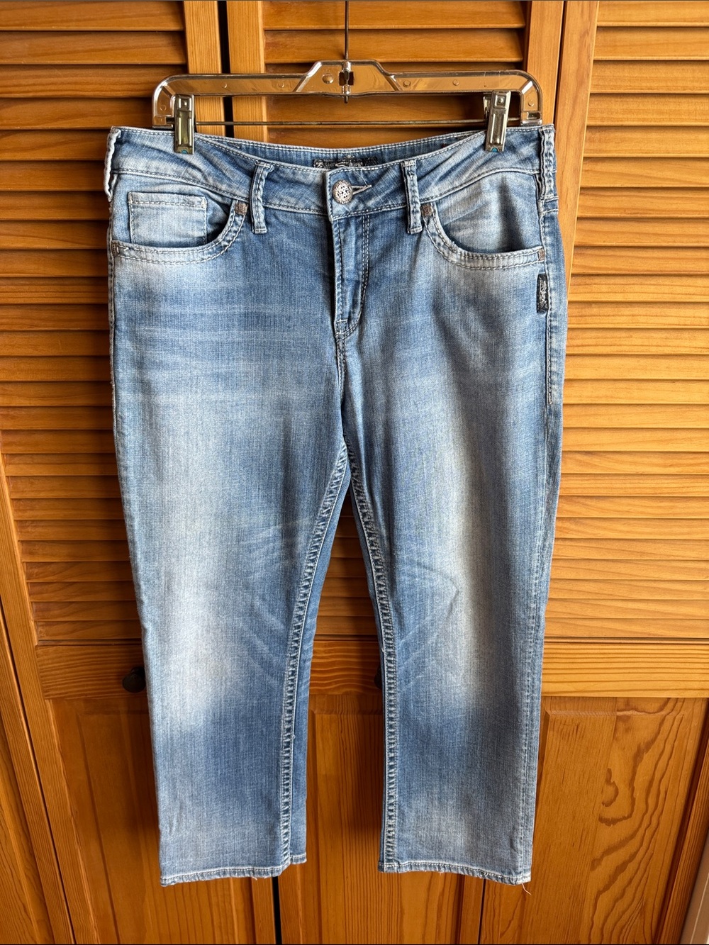 SILVER SUKI Light Blue Women’s Denim Jeans - Classic Straight Fit